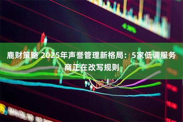鹿财策略 2025年声誉管理新格局：5家低调服务商正在改写规则